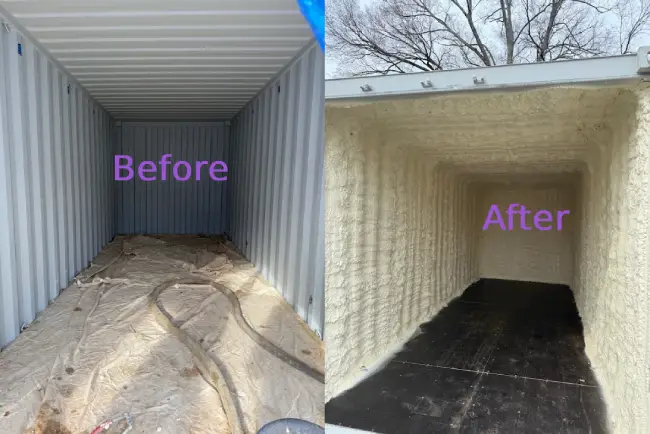 Spray foam insulation in Georgetown KY home