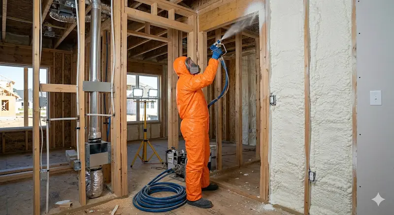 spray foam insulation new construction home Kentucky